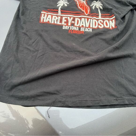 VINTAGE RARE Harley Davidson shirt Bike Week Daytona Florida size Large - Picture 16 of 16